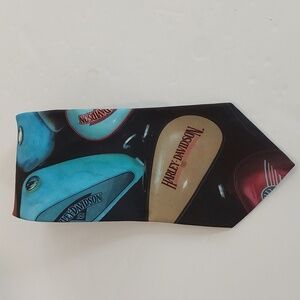 Harley Davidson Necktie Colorful Motorcycle Tanks Mens Tie  Sz.58'